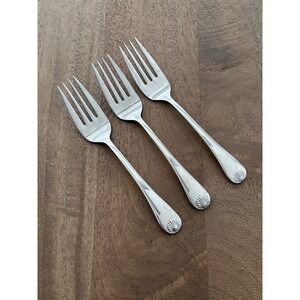 Reed & Barton Seychilles Seashell Salad Forks Set of 3